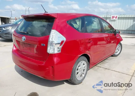 2012 Toyota Prius V Two from USA, damaged, VIN JTDZN3EU8C3136546